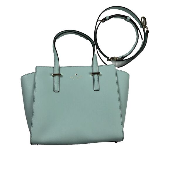KATE SPADE CEDAR STREET HAYDEN SATCHEL SHOULDER BAG Mint Green - Picture 1 of 14